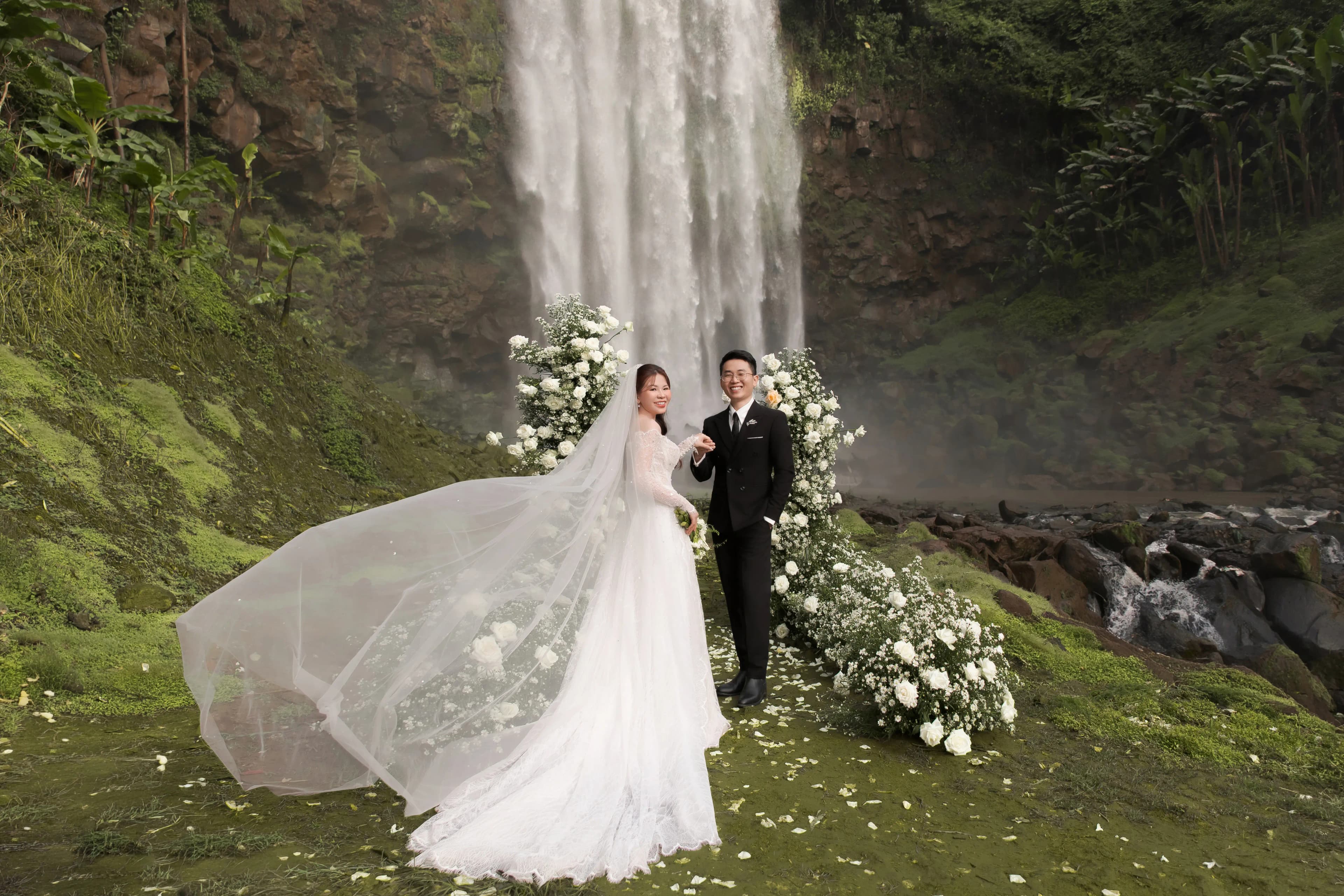 Fall in love couple portrait